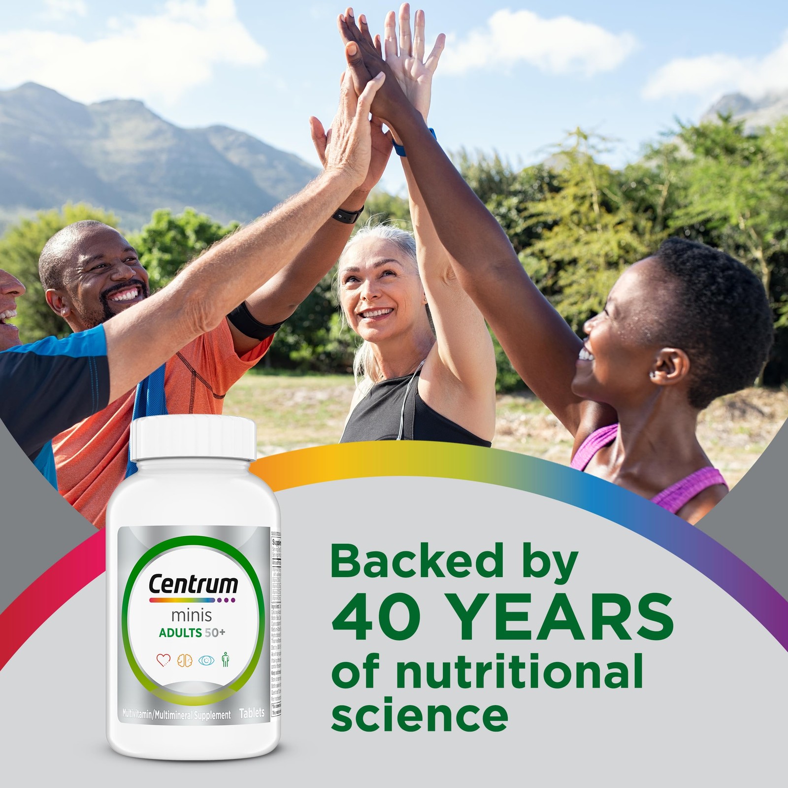 Centrum Minis Silver Multivitamin for Adults 50 Plus, 320 Count (Pack of 1)