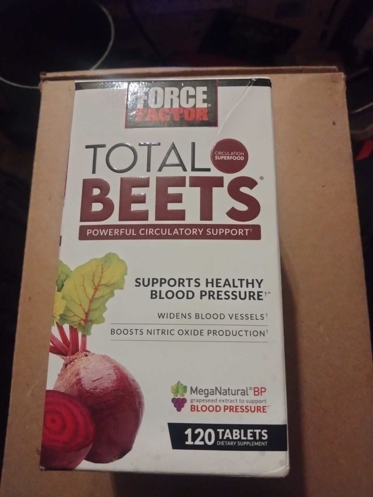 total beets supports healthy blood pressure 120 tablets