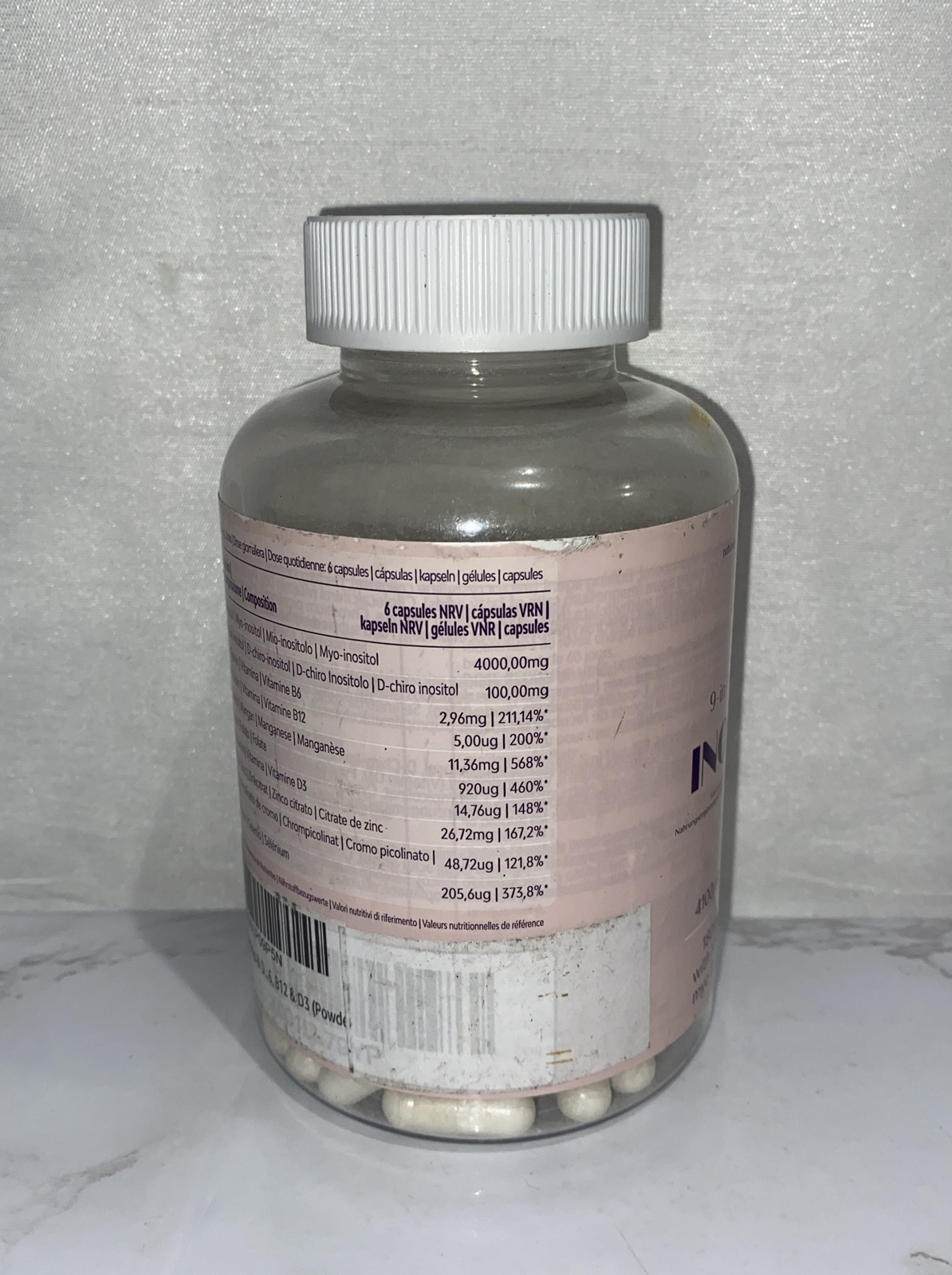 Inositol-Myo & D-Chiro 4100mg / 180 Capsules