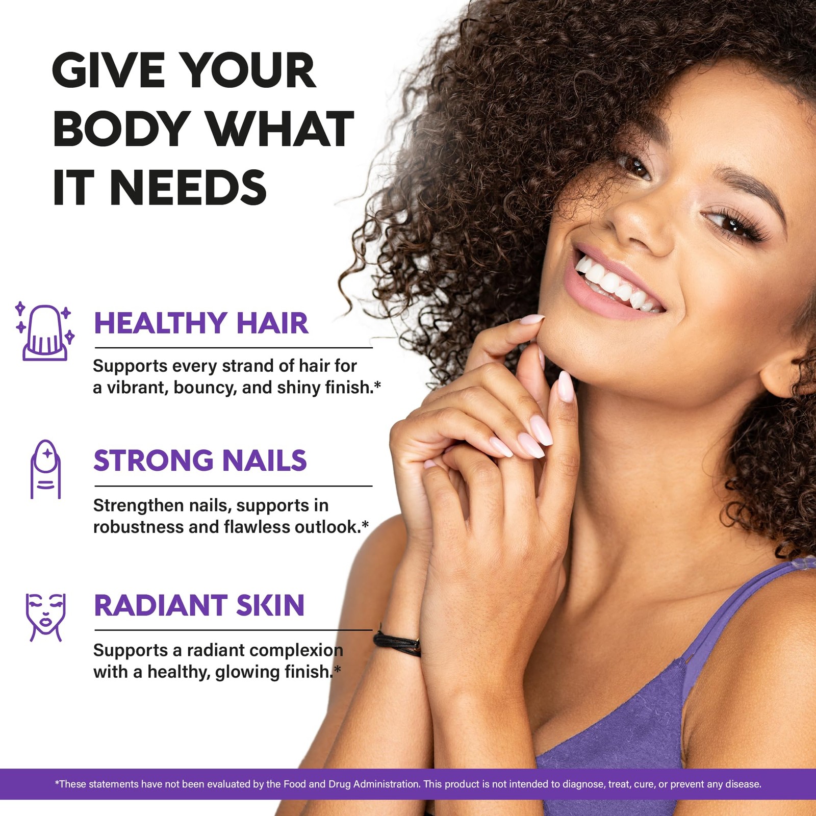 Liquid Biotin & Collagen 60,000 mcg – Vitamins for Hair 2 Fl Oz (Pack of 1)