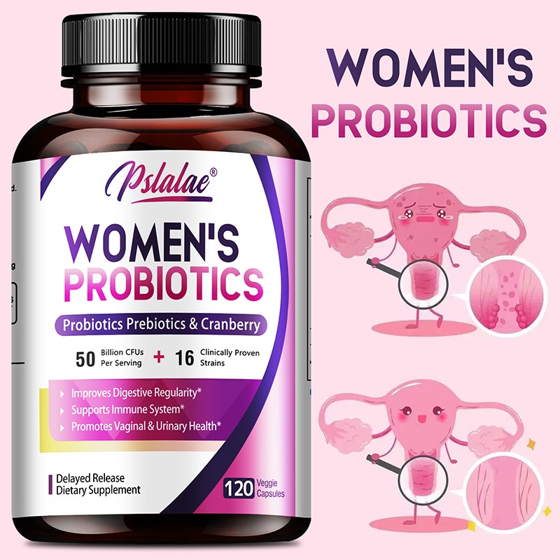 Women’s Probiotics – Prebiotics, Cranberry – Intestinal and Urinary Tract Health