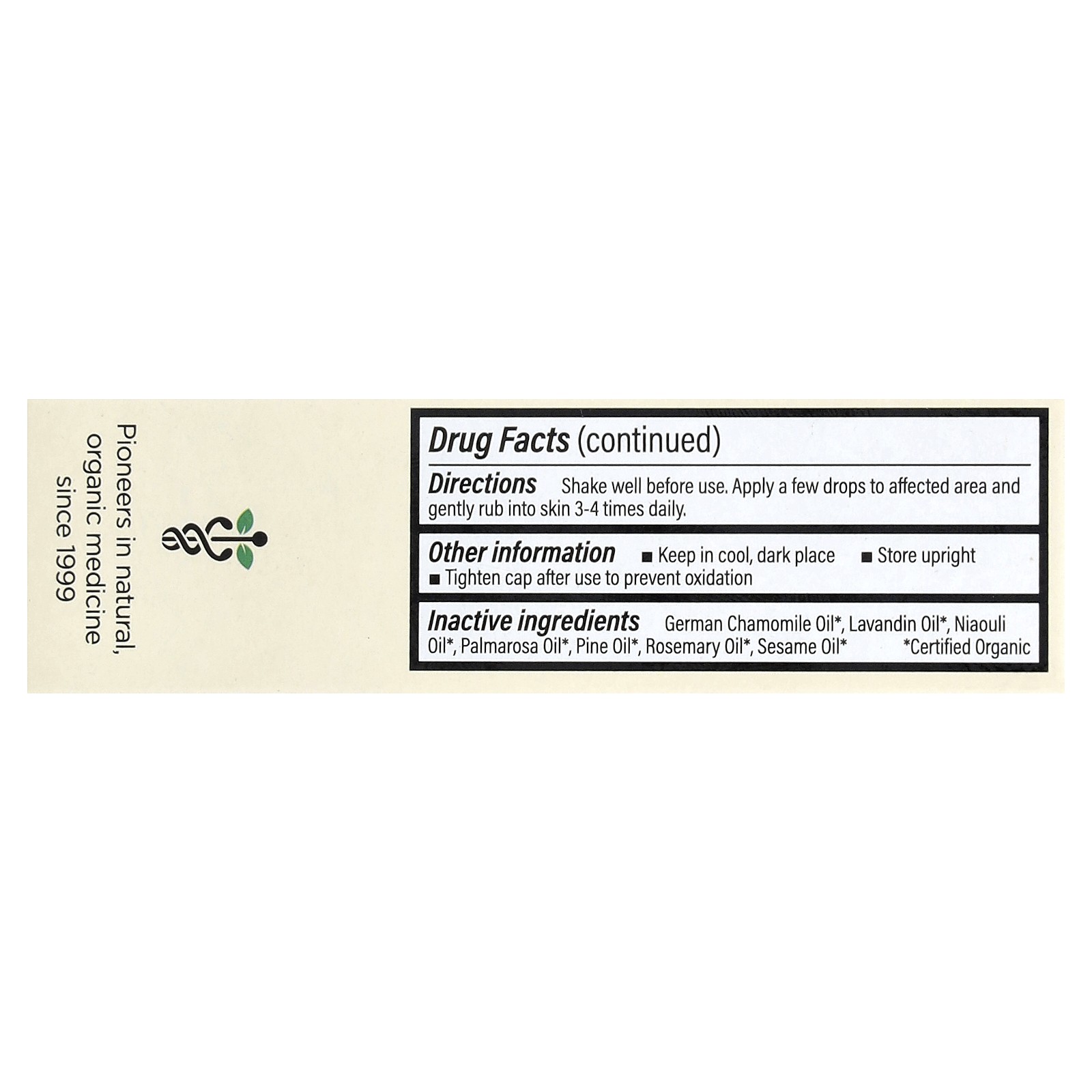 Eczema, Organic Plant Medicine, 0.37 fl oz (11 ml)