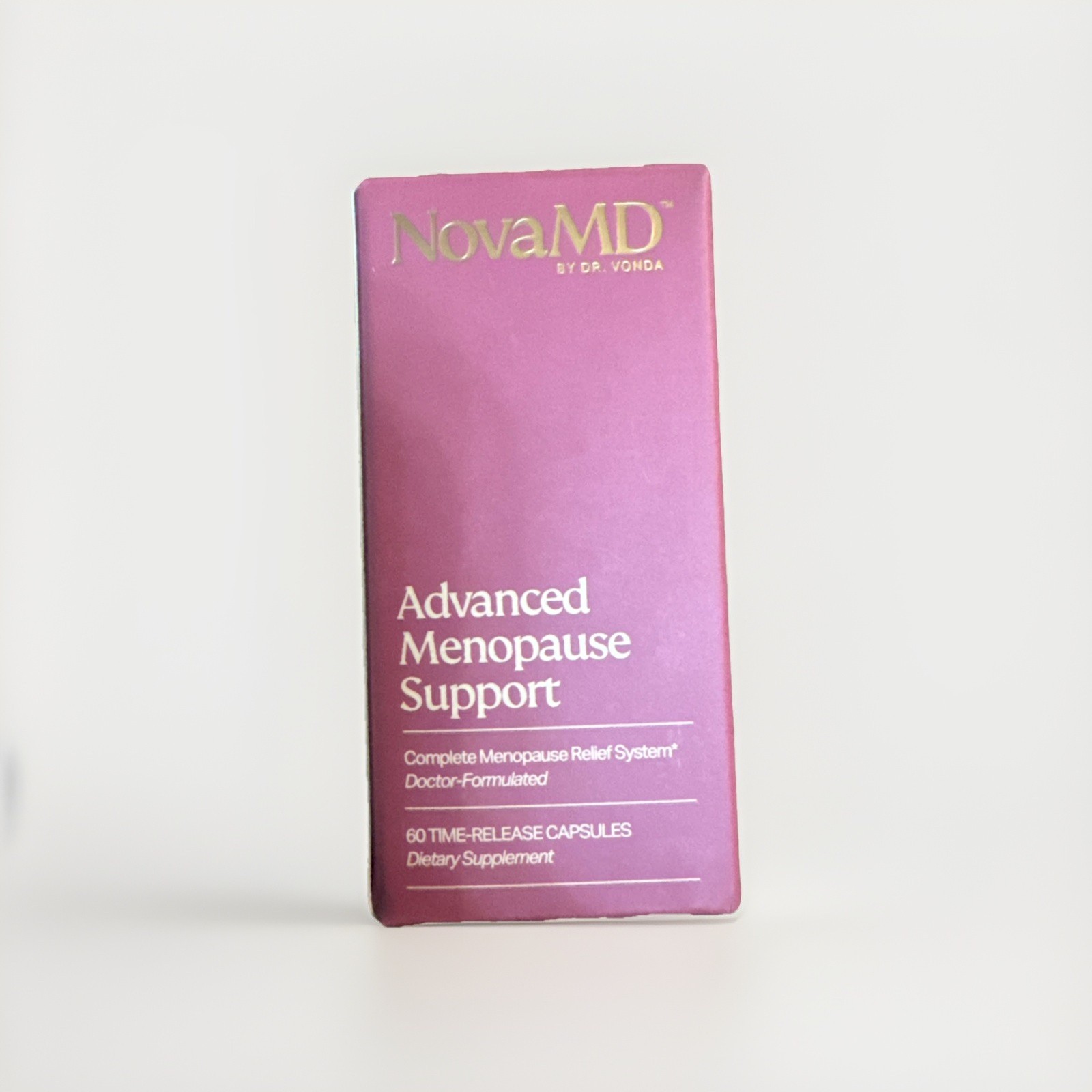 NOVAMD Clinically Proven Menopause Supplement EXP: 05/2026