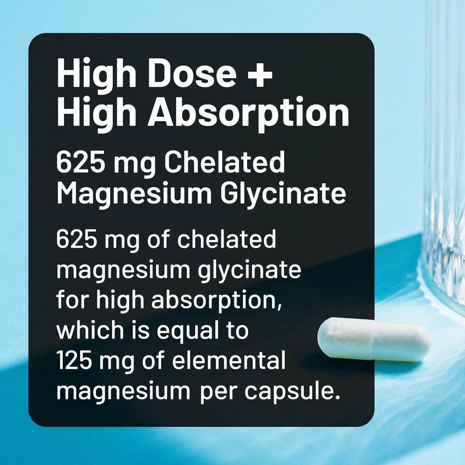 NatureWise Magnesium Glycinate 625 mg – High Absorption 30 Count (Pack of 1)