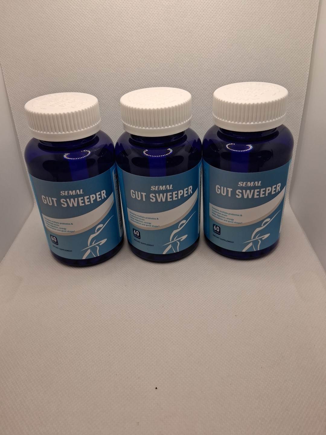 Semal Gut Sweeper Getting 3 Bottles 60×3 Capsules Exp 06/27
