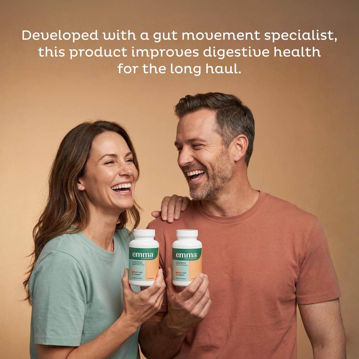 Gut Health Support Supplement – Digestive Relief for Gas & Bloating, 60 Caps x2