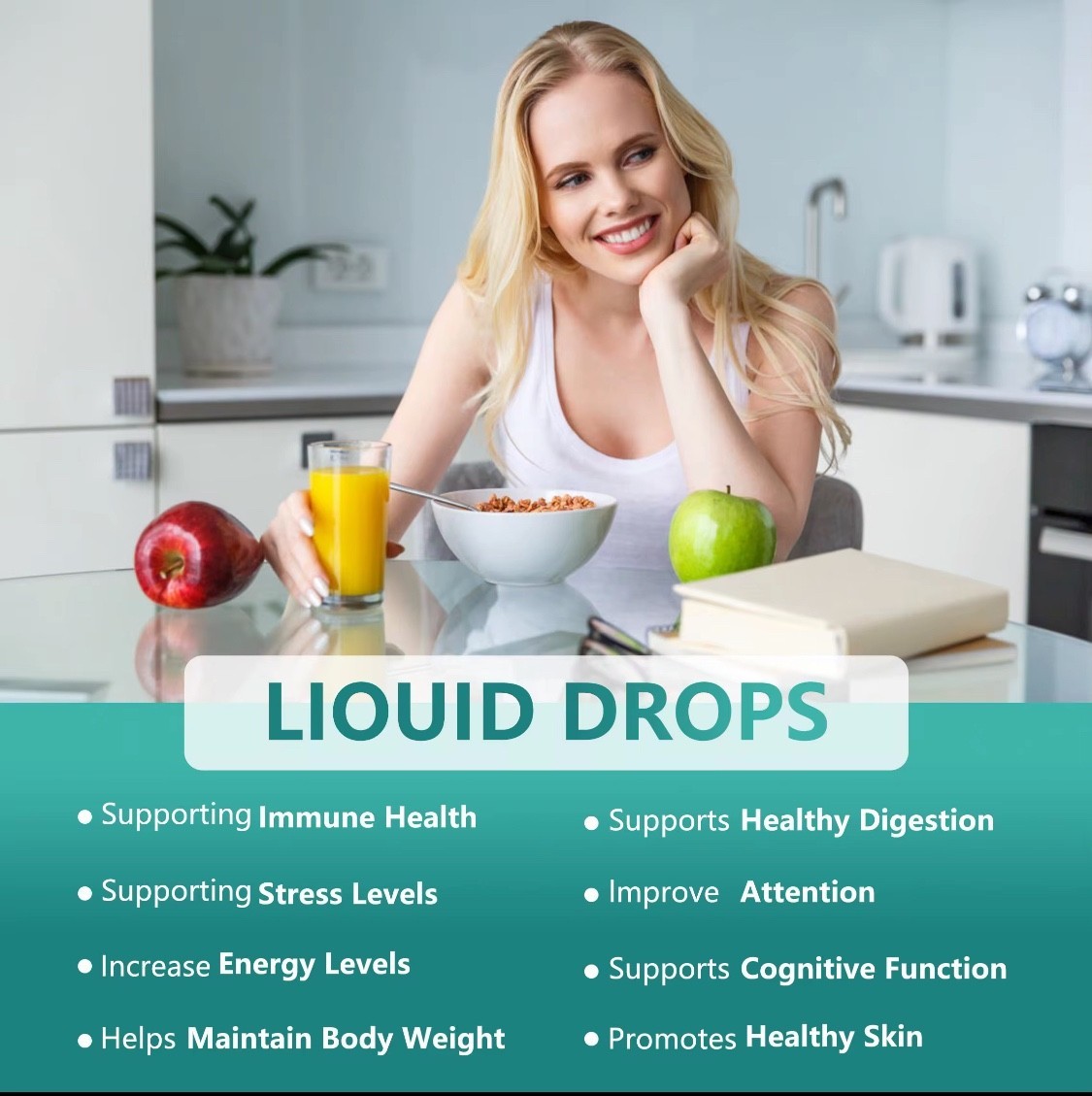 Nature’s Grant Soursop Moringa, Seamoss, Oregano, Turmeric, Black Seed Oil Drops