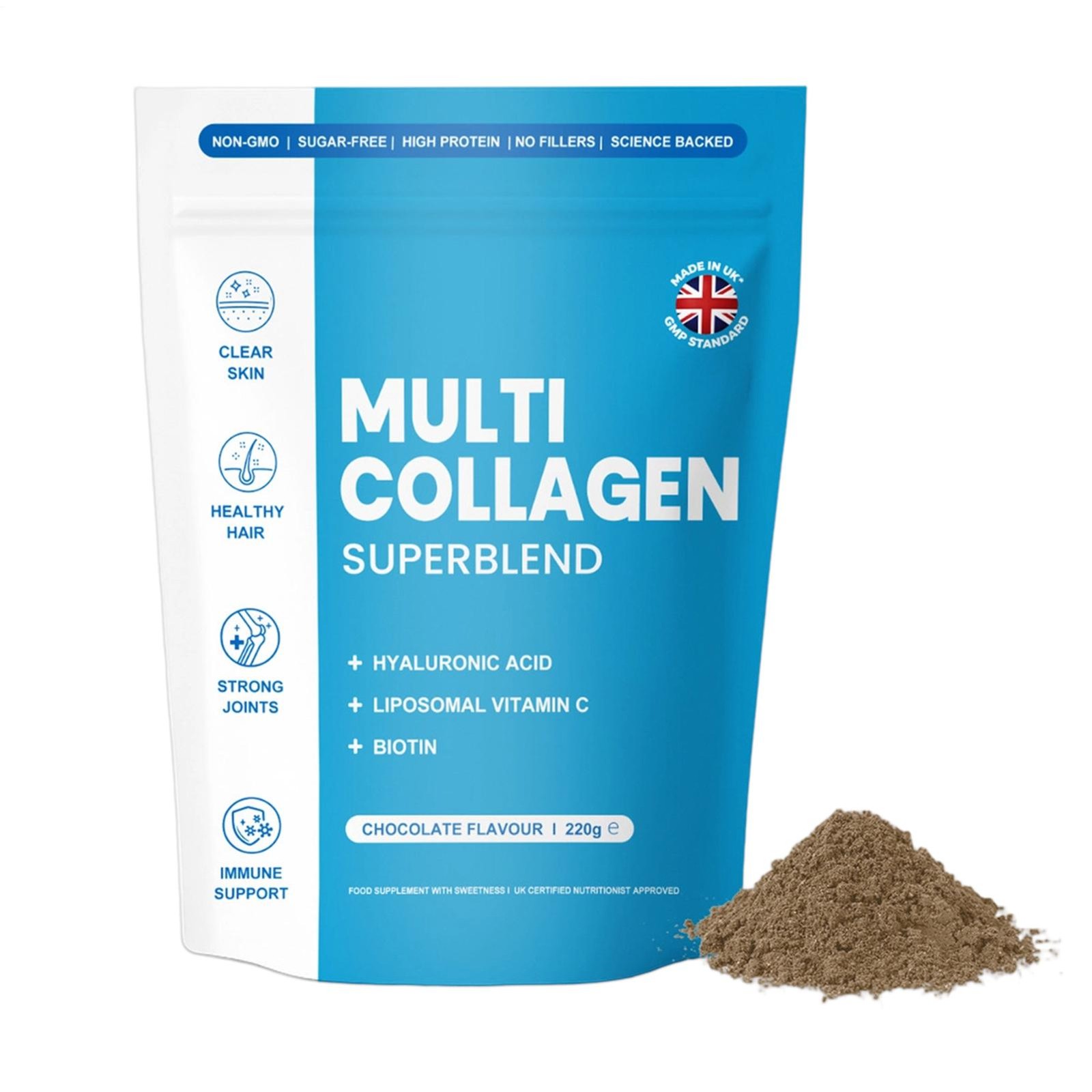 1~2PACK Elavate CHOCOLATE 220g Multi Collagen Superblend Elevate FRESH 2026