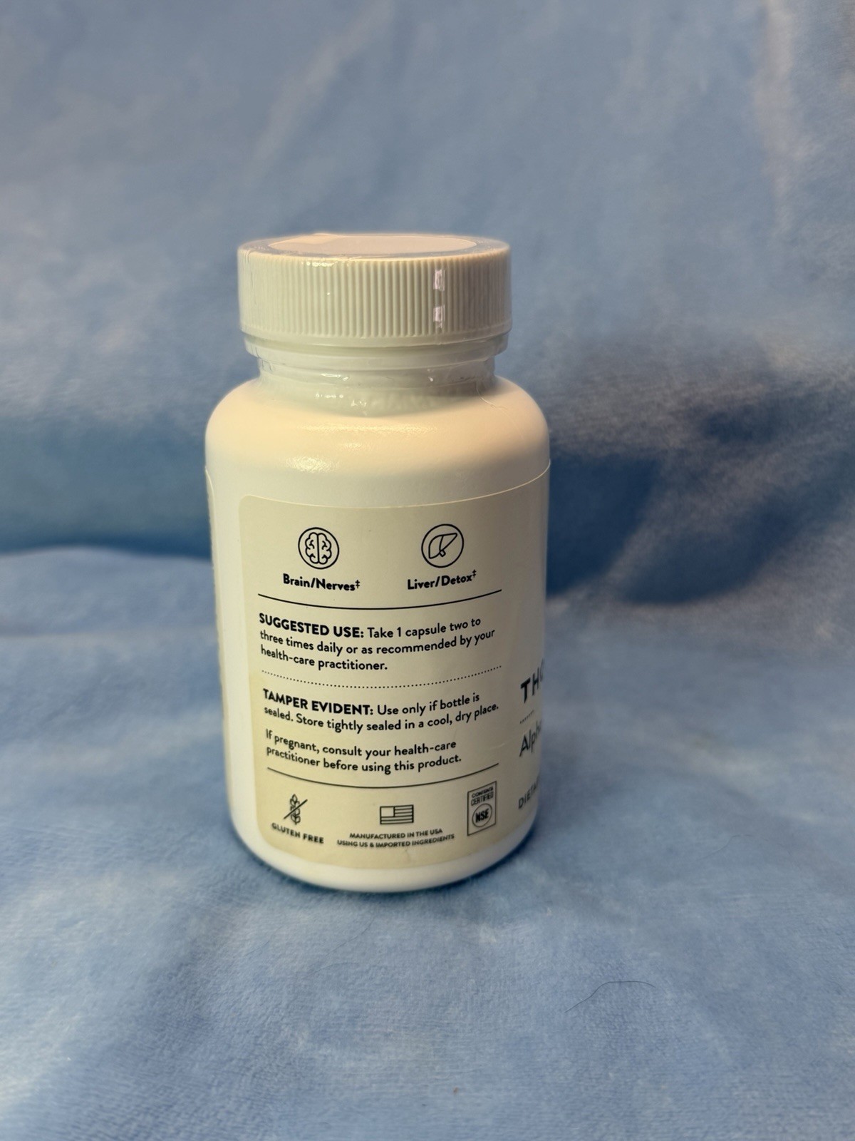 Thorne Alpha-Lipoic Acid 300mg – 60 Caps – New Sealed Bottle EXP 08/28