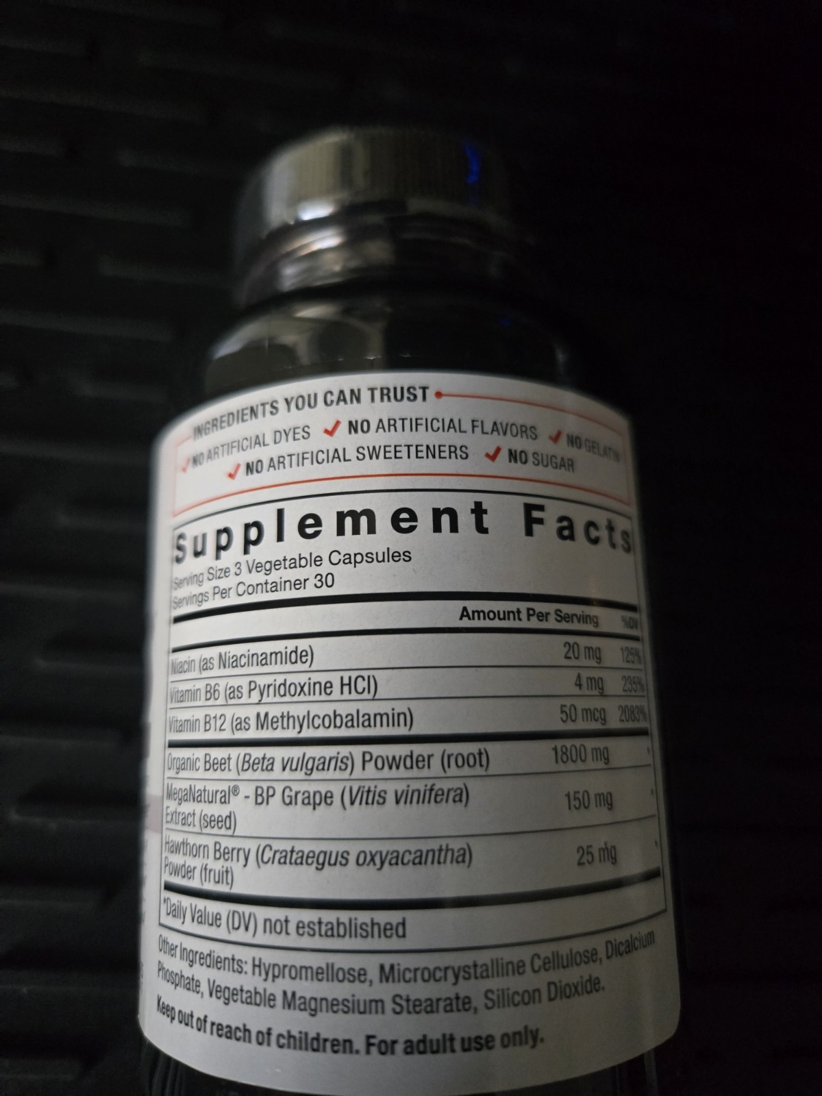 Force Factor Total Beets Blood Pressure Support Supplement Health