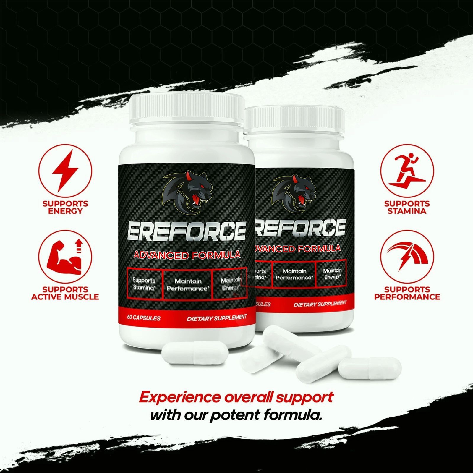 Pills Ereforce For Men , Advanced Ere Force For Male Health Support 60ct