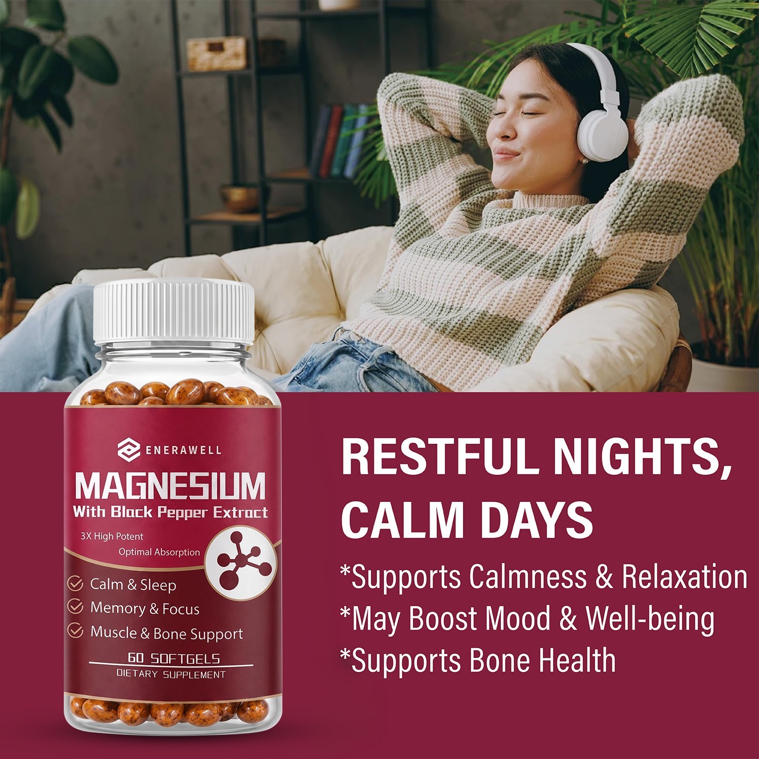 Magnesium Glycinate | Capsules Highest Potency Buffered & Chelated | 02/07/2027