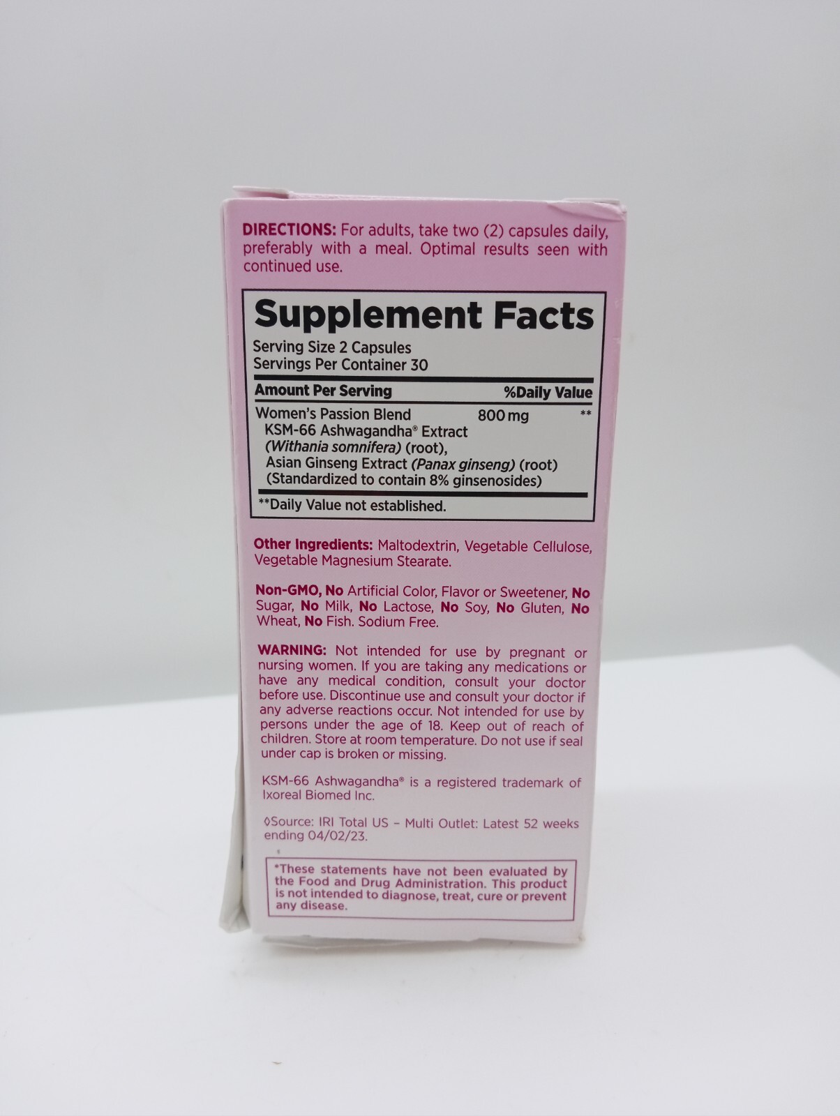 Natures Bounty Intimacy Booster 60 Capsules 12/2025