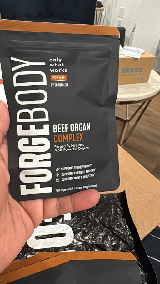 FORGEBODY Beef Organ Complex 60 Caps 100% Grass Fed Beef Supplement | Pack of 2