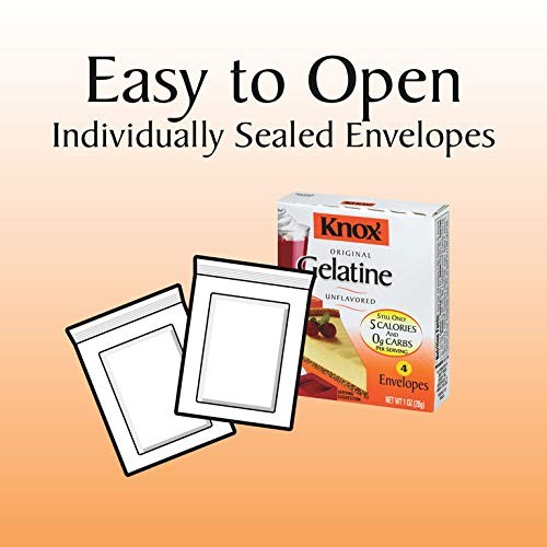 Unflavored Gelatin, 4 Count (Pack of 12)
