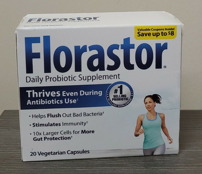 Florastor Daily Probiotic Supplement 20 Capsules/ 250 mg Exp 6/25