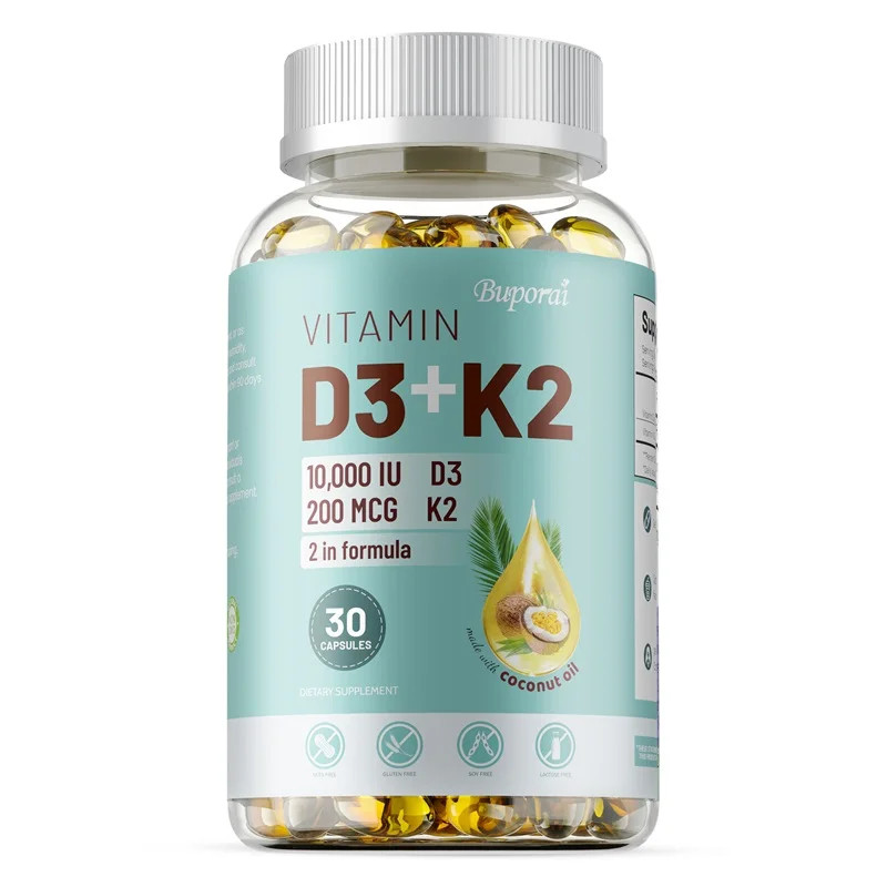 VITAMIN D3&K2 – Nerve, Muscle, Heart, Bone and Dental Health, Immune System Heal