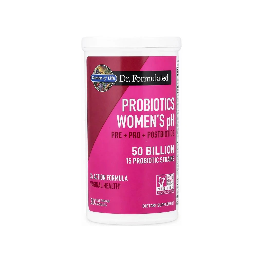 Garden of Life Dr. Formulated Probiotics Women’s PH 50 Billion – 30 Capsules