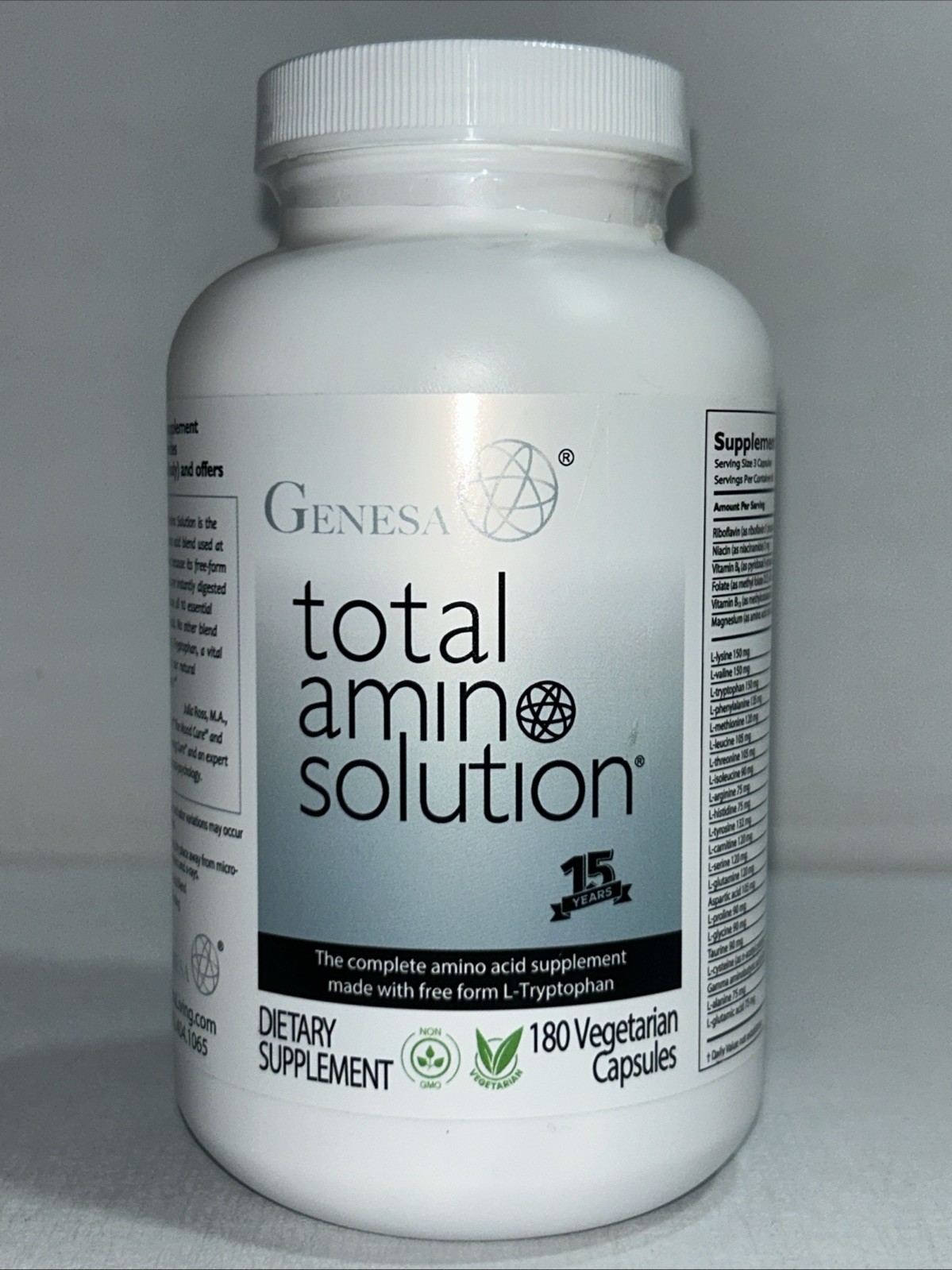 Sealed Total Amino Solution Supplement 180 Caps