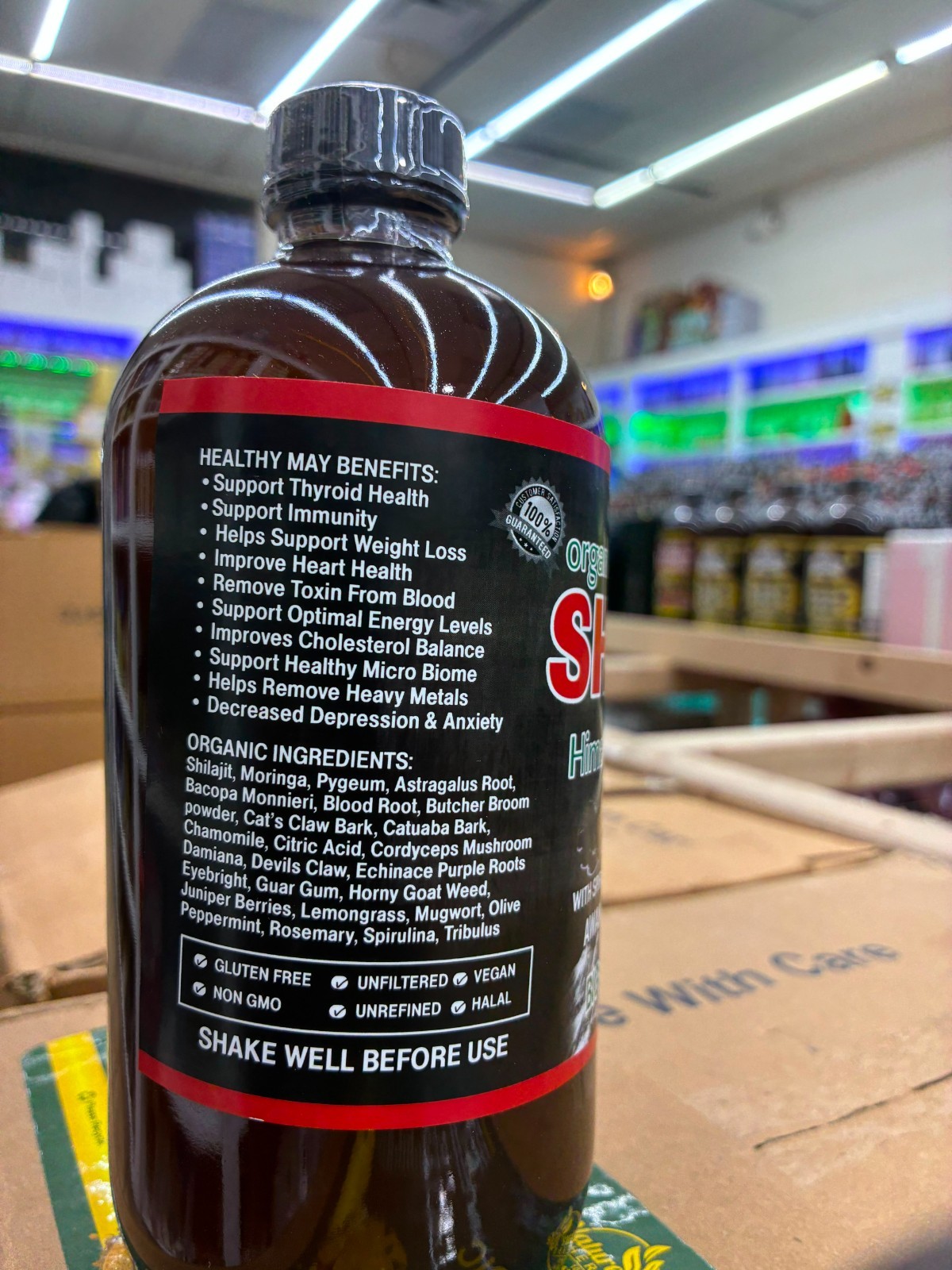 Shilajit Himalayan Mountain Tonic 16oz | Herbal Supplement