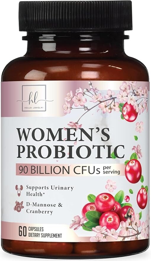 Probiotics for Women Pills with Cranberry – 16 Premium Strains for Vaginal PH