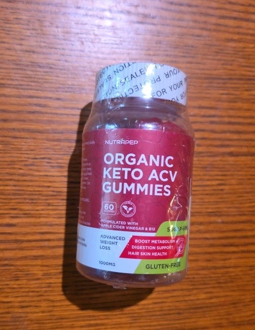 NutraPep Organic Keto ACV Gummies – Gluten-Free & Sugar-Free Apple Cider Vinegar