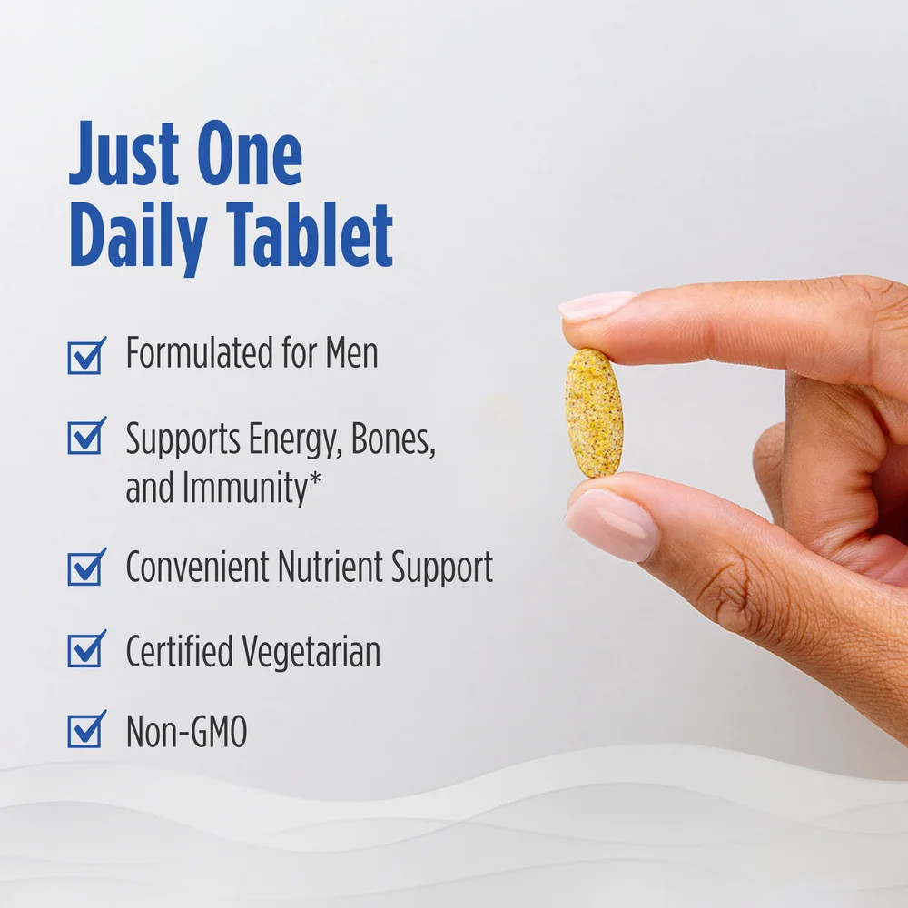 Nordic Naturals Men’s Multivitamin One Daily, Unflavored -30 Tablets