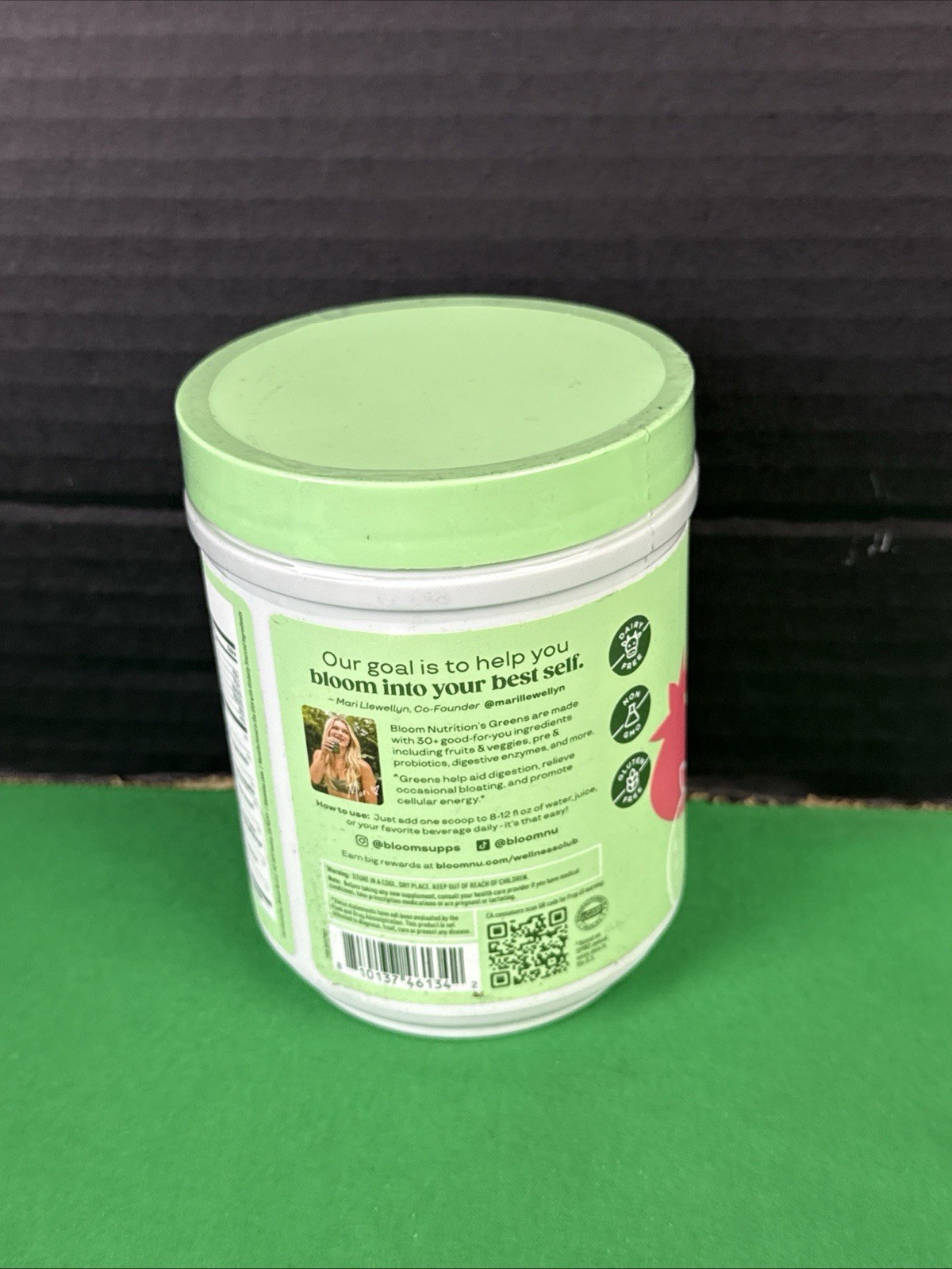 2PK Bloom Nutrition Greens & Superfoods Powder 10.24 Oz EA Strawberry Kiwi 09/26