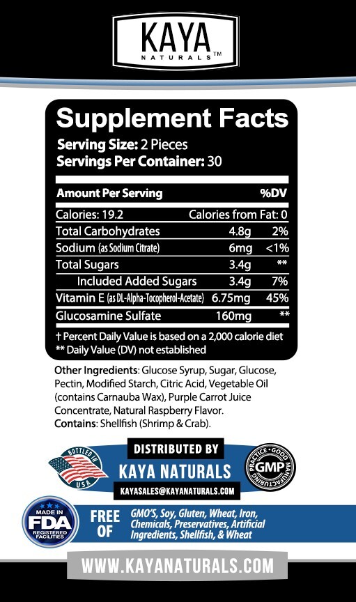 (2 Pack) Joint Care Gummies, 60 Ct Premium Pain Relief Joint Support Glucosamine