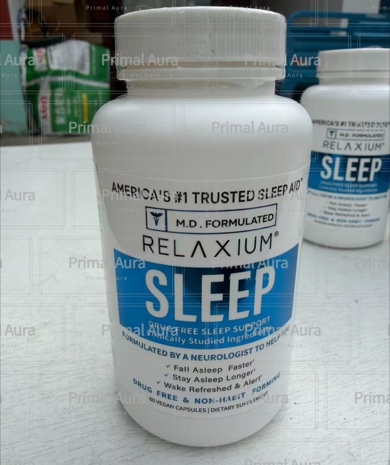 Valerest &Ashwagandha,Melatonin with Magnesium Glycinate,,60capsules EXP 05/2028