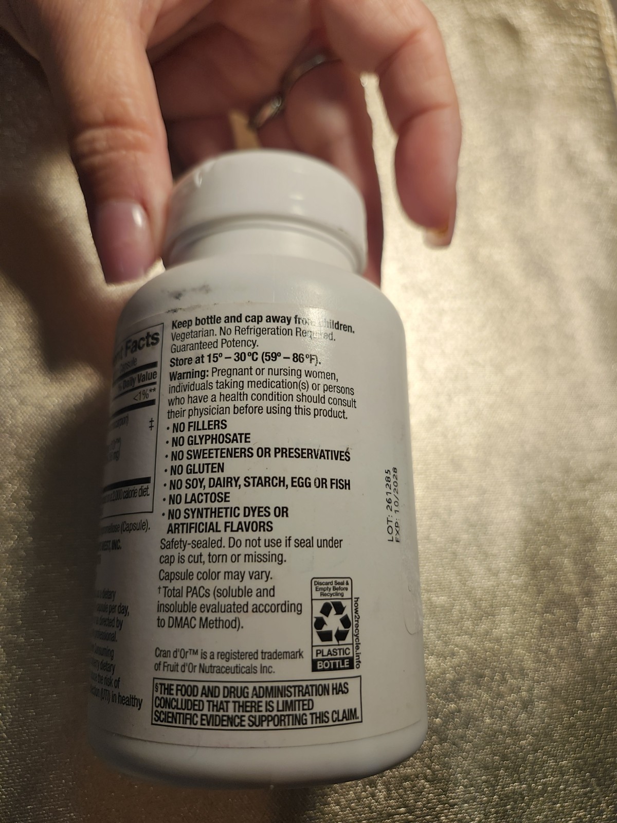Member’s Mark Clinical Strength 500mg CRANBERRY Supplement 150 CT Exp 12/28