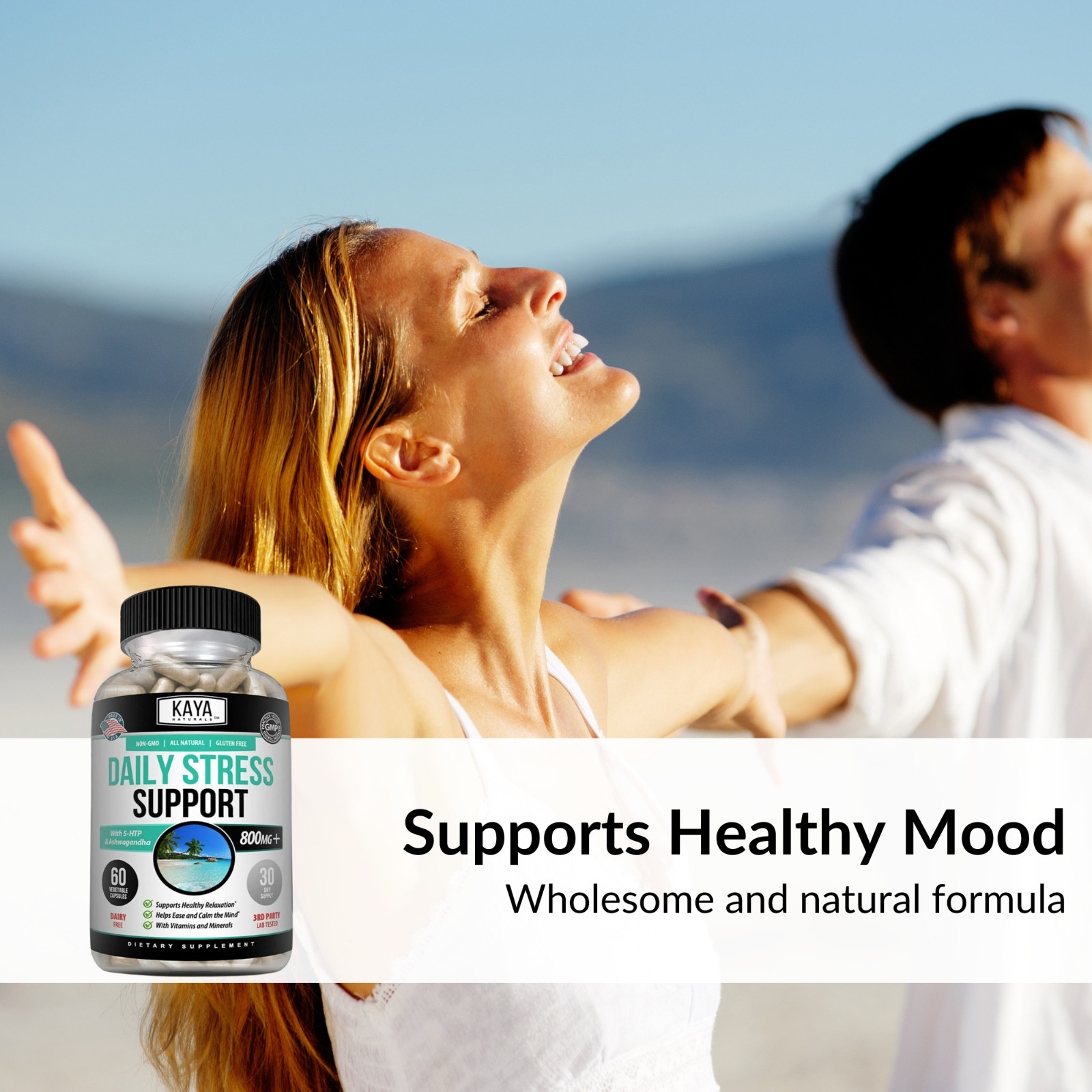 Natural Anxiety & Stress Relief, Combat Stress, Stress Support, Anti Stress