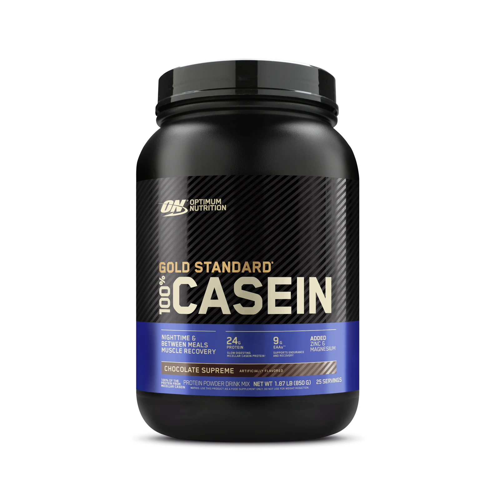 Optimum Nutrition Gold Standard Micellar Casein Protein, Chocolate Supreme, 2lb