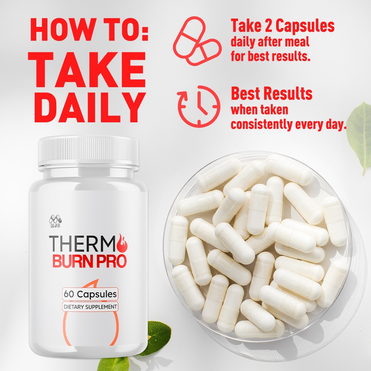 (5 Pack) Thermo Burn Pro Advanced Energy & Fitness Formula ThermoBurnPro 300Caps
