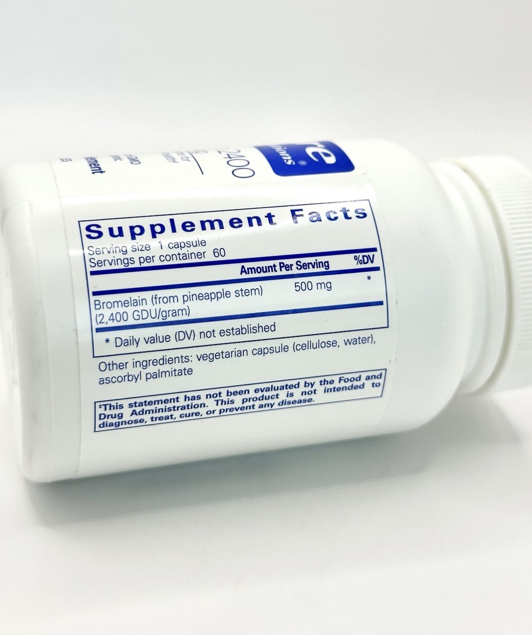 Pure Encapsulations Bromelain 2400 – 500 mg (60 Capsules) Digestive Support