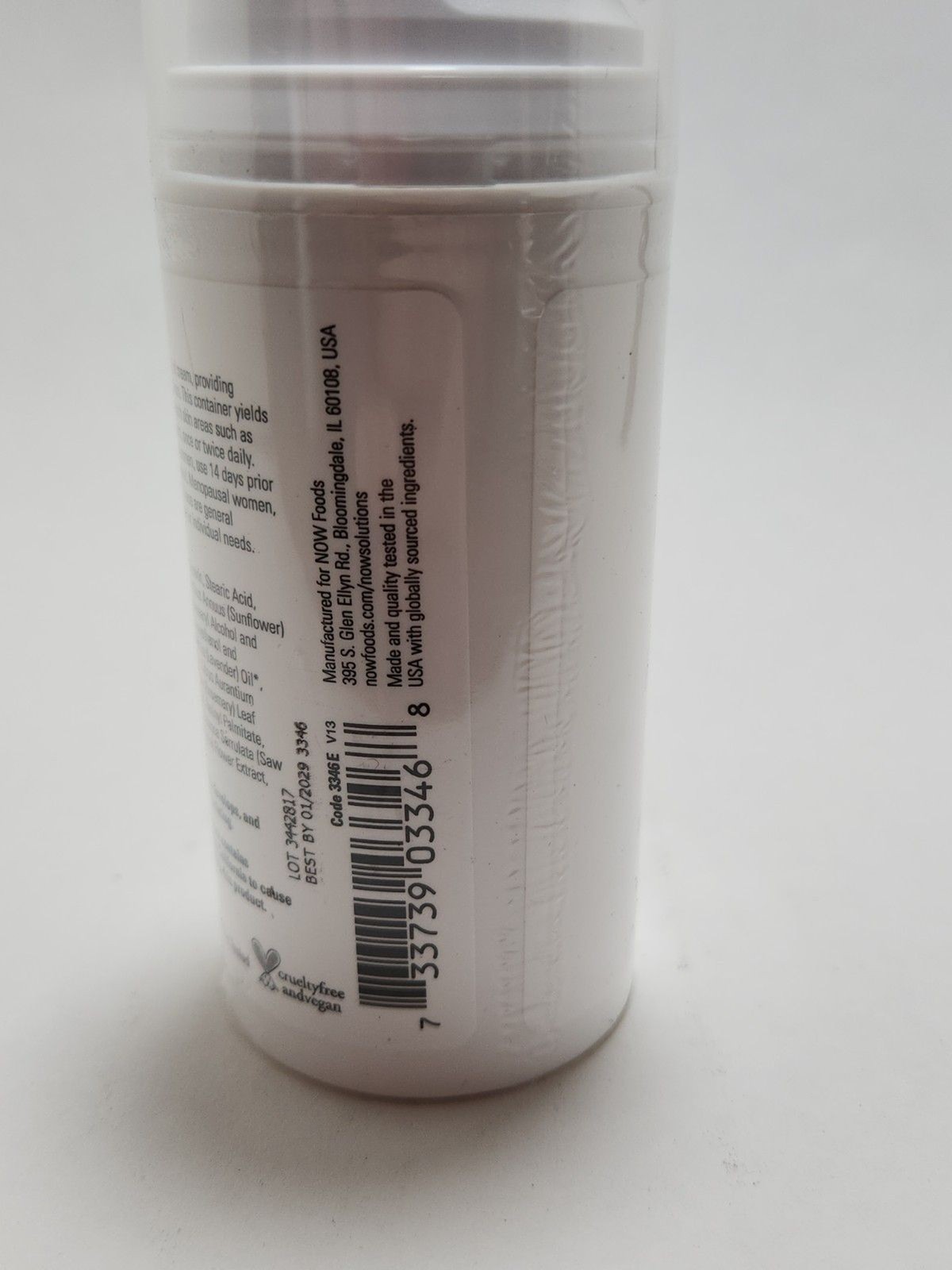 NOW FOODS Progesterone from Lavender Balancing Skin Cream 3 oz, Natural from yam
