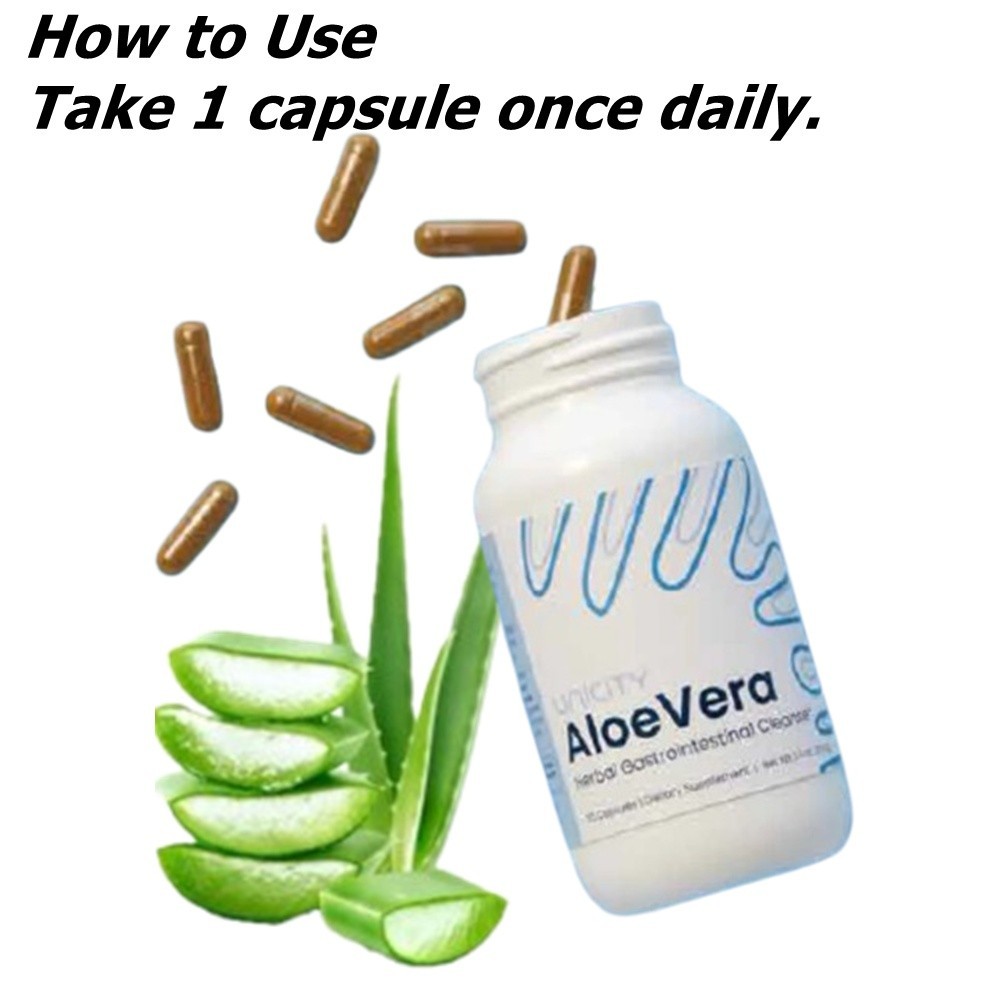 2X Unicity Aloe Vera Herbal Digestive Support Dietary Supplement Wellness Health