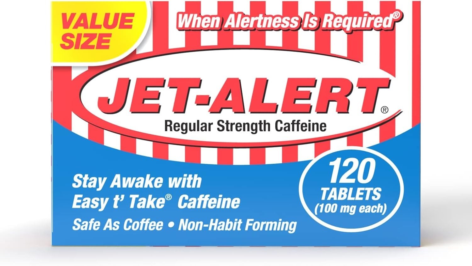 Portable 100 MG Caffeine Tablets – 120 Count for Energy Management Anytime