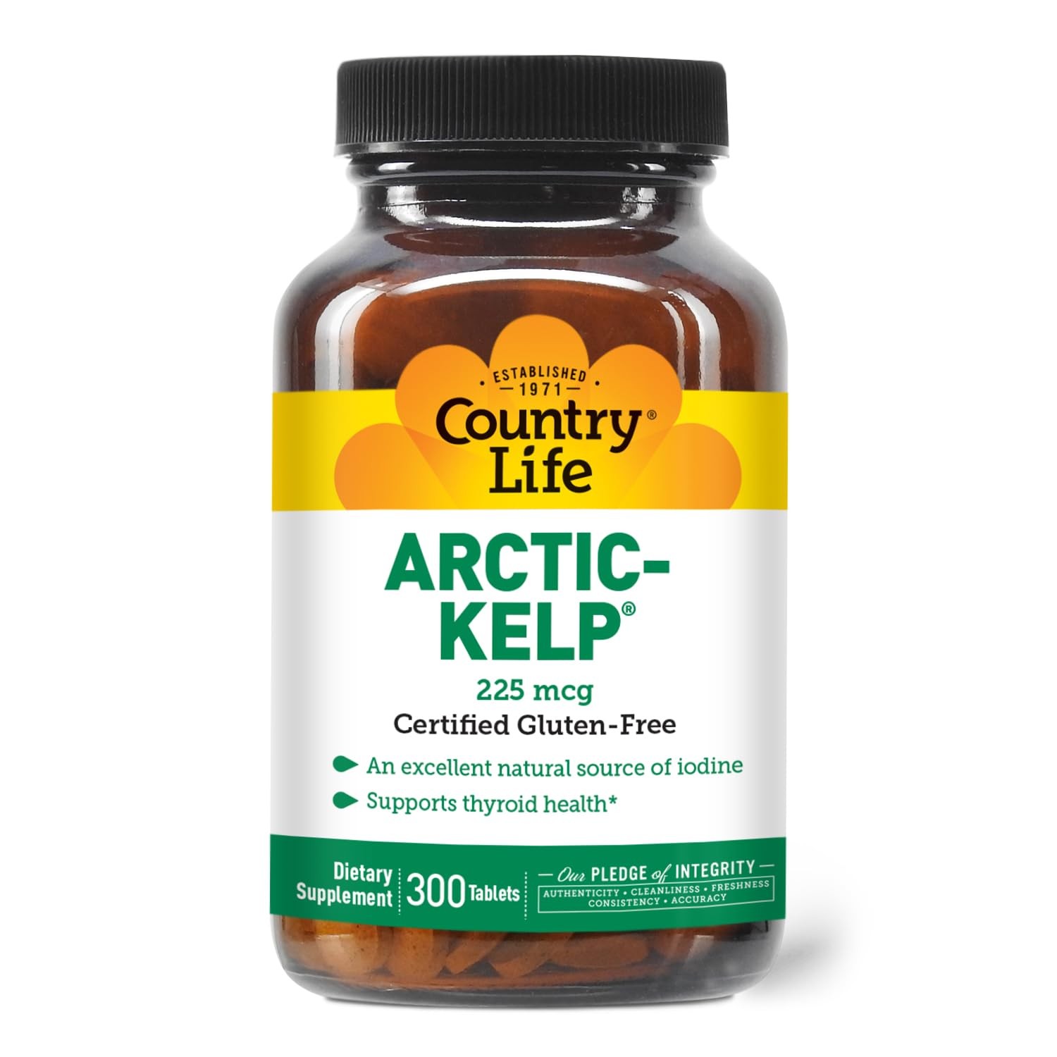 Country Life Arctic-Kelp – Natural Iodine Supplement 300 Count (Pack of 1)