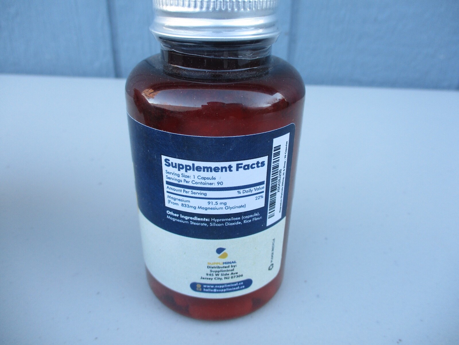 Suppliminal Magnesium Glycinate 90 Calsules Expires 06/2025 New in Sealed Bottle