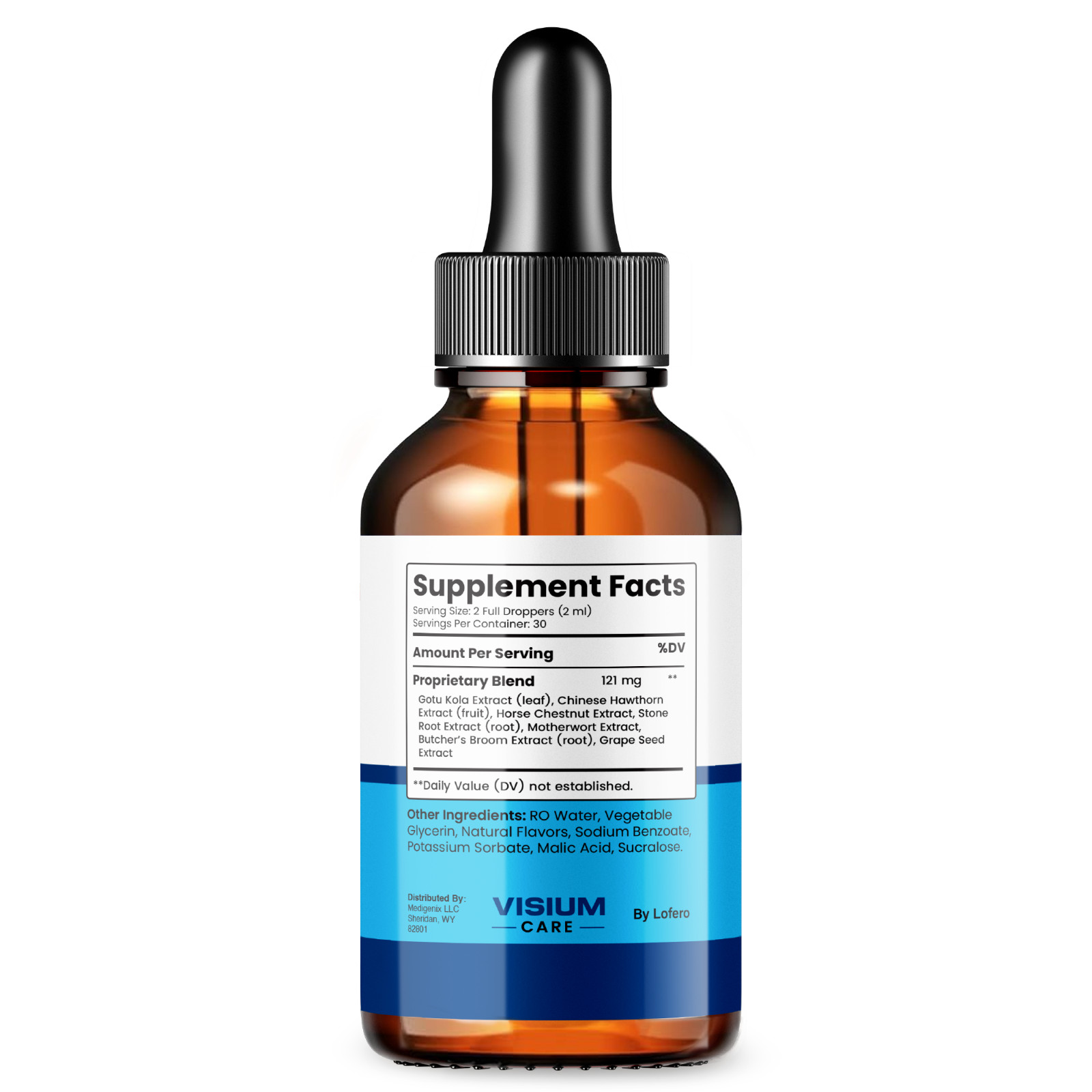 (3 Pack) Visium Care Eye Drops for Vision VisiumCare Supplement Formula (6 oz)