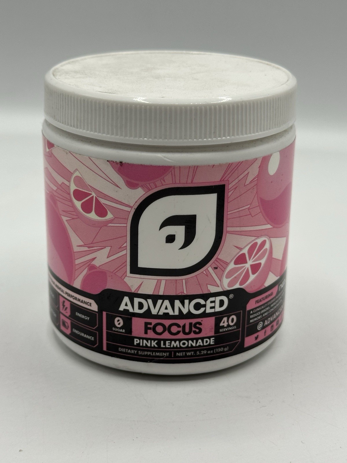 SirD’s Sour Watermelon Focus Gaming Supplement 5.29oz PINK LEMONADE 10/25