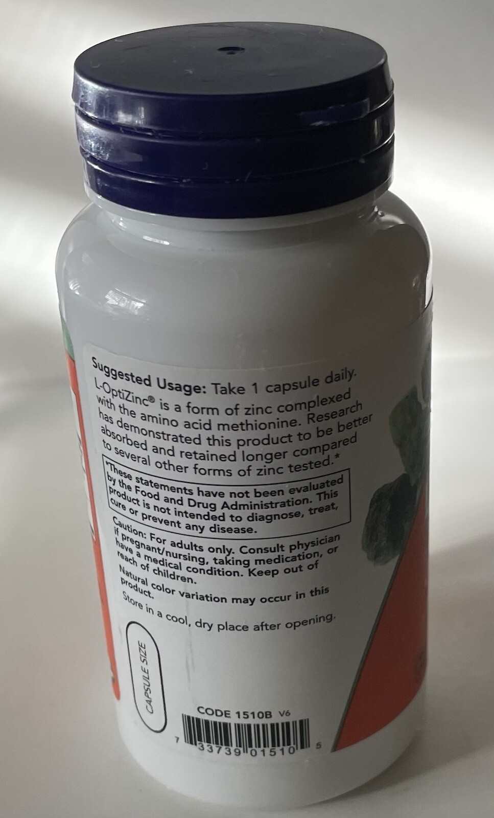NOW, L-OptiZinc, 30 mg, 100 Capsules, Immune Support, Exp. 12/2025.