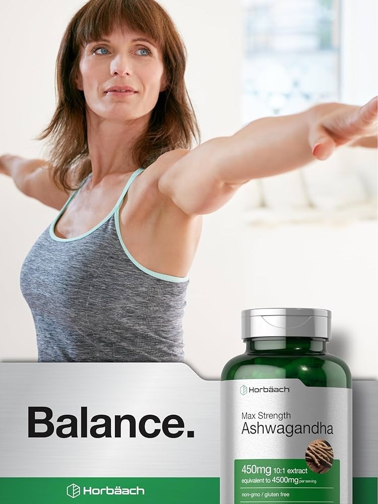 Ashwagandha Capsules | 4500 mg | 120 Count | by Horbaach