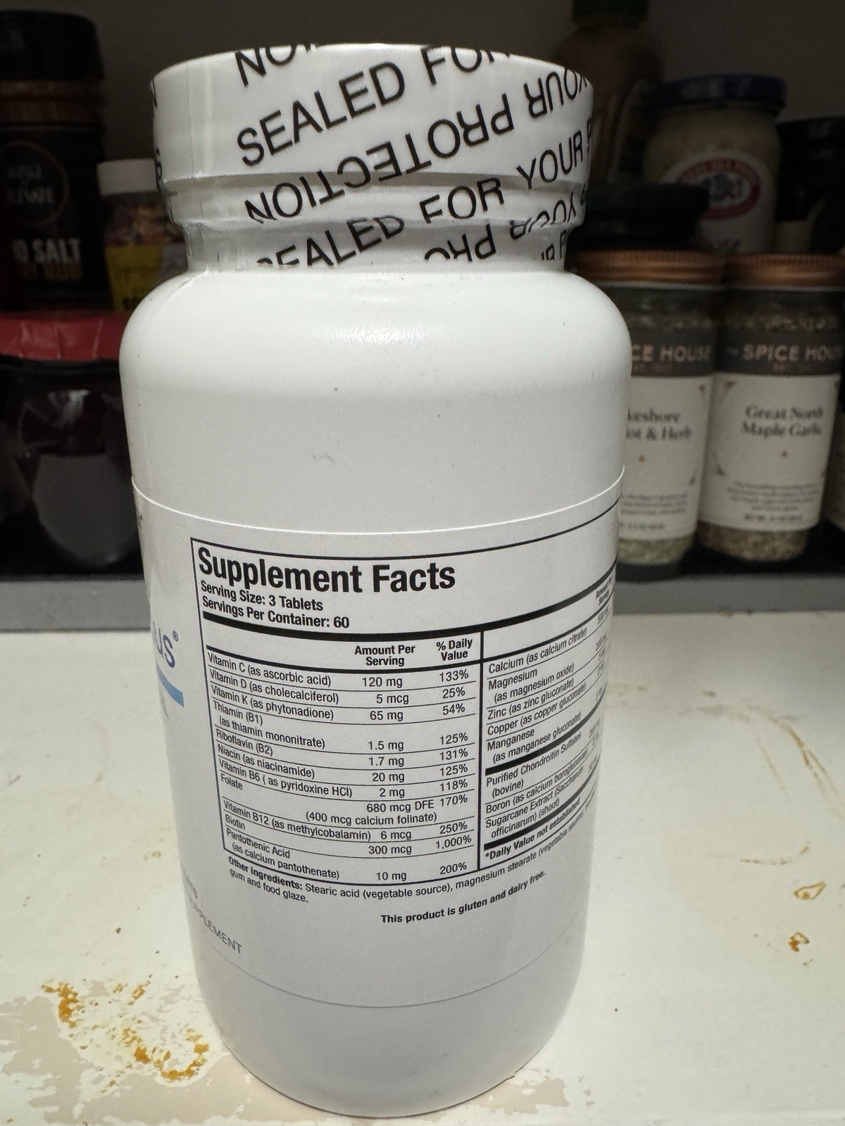 Biotics Research Osteo B Plus Optimal Bone Health Support, 180 Tab, Exp 10/2027
