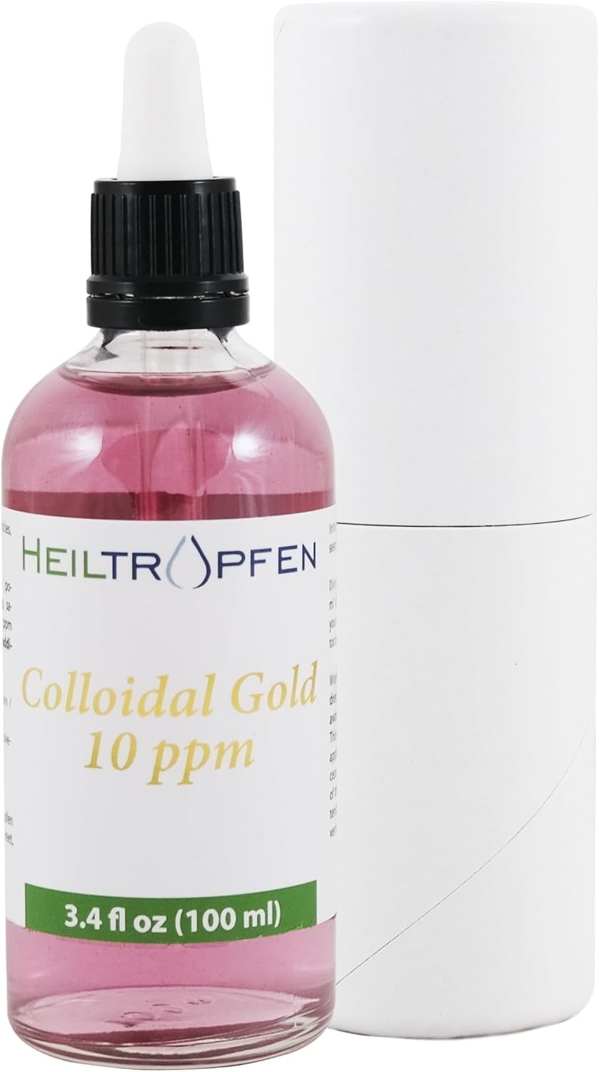 Colloidal Gold | 10 ppm | 3.4 Fl Oz – 100 ml | Third-Party Tested |