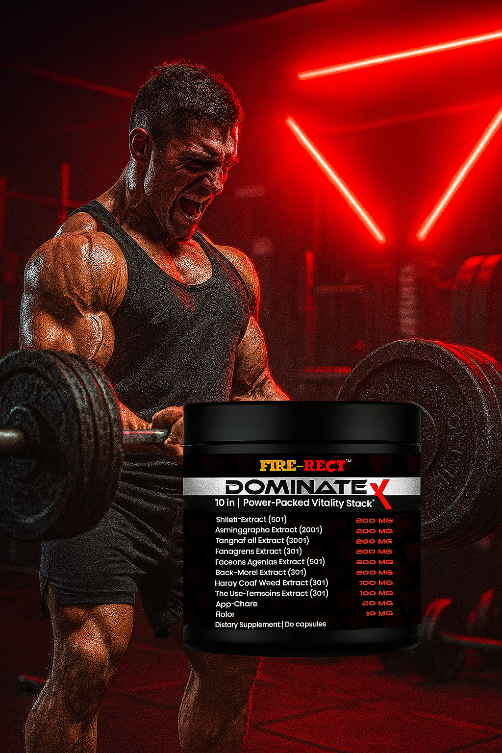 Dynamate X 10 in 1 Masculinity Maximizer Supplement for Men POWERFUL & EXTRACT