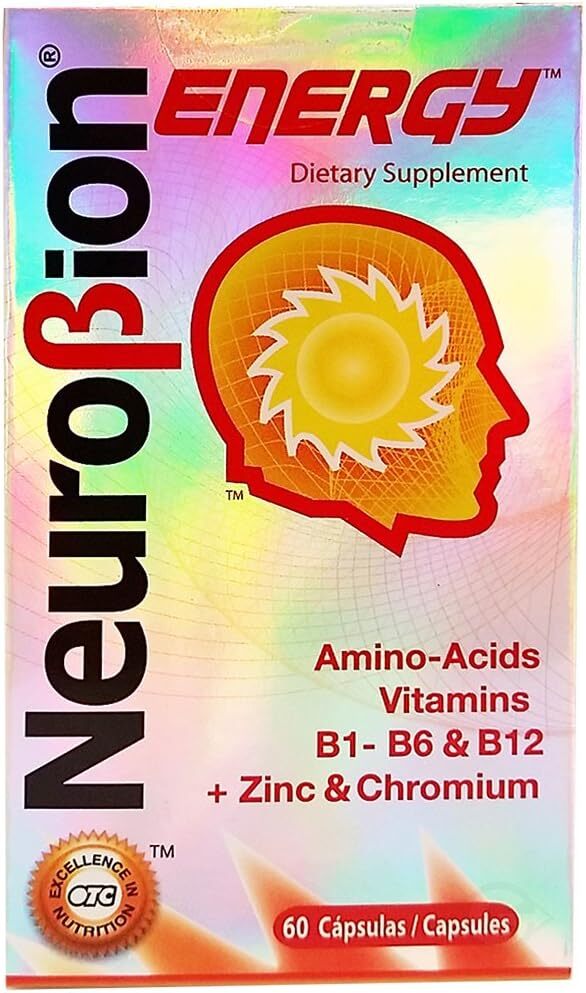 Neurobion, Energy Amino Acids, 60 Count – Pack of 3