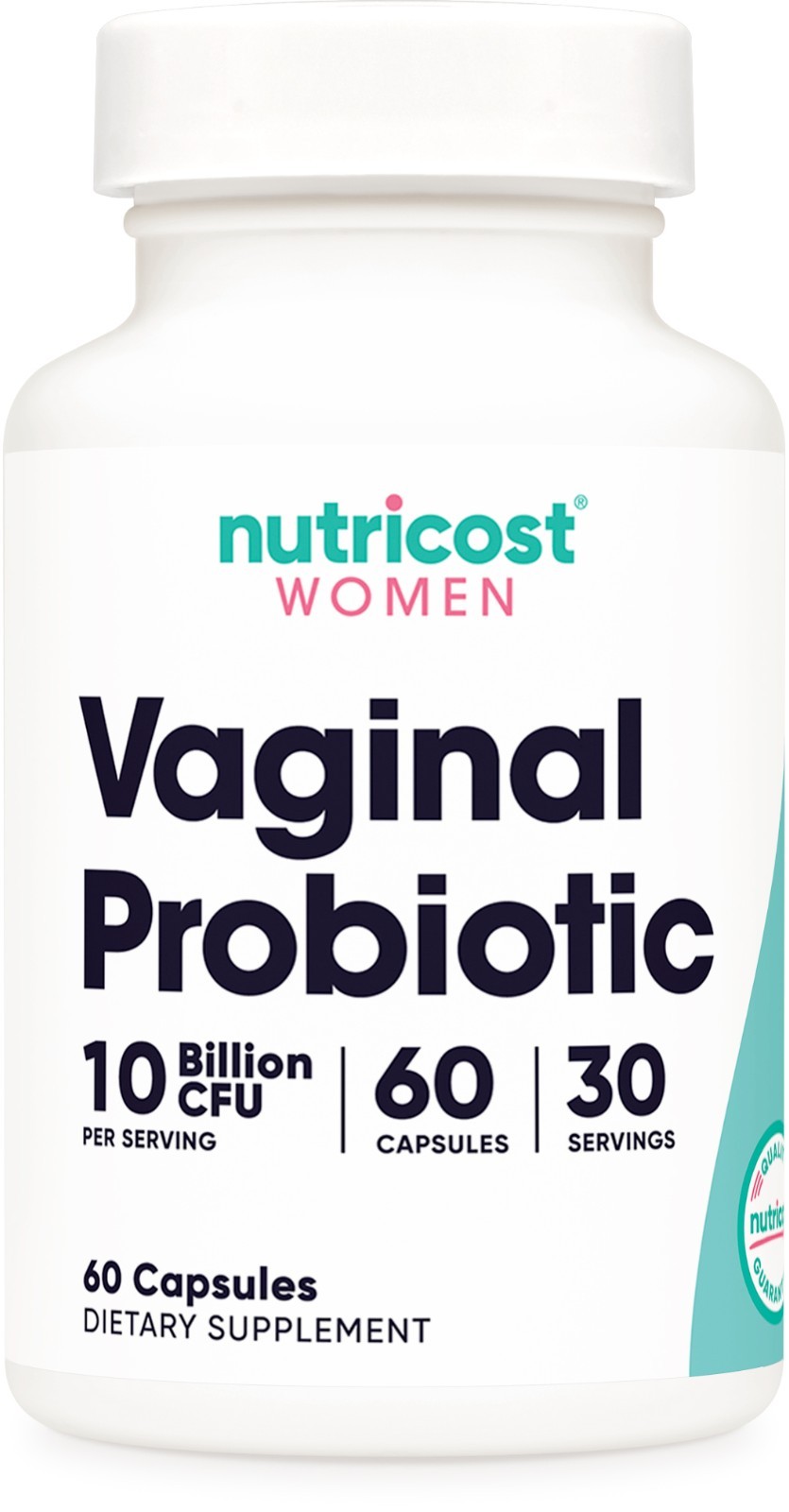 Nutricost Vaginal Probiotic for Women (10 Billion CFU) 60 Capsules – 30 Servings