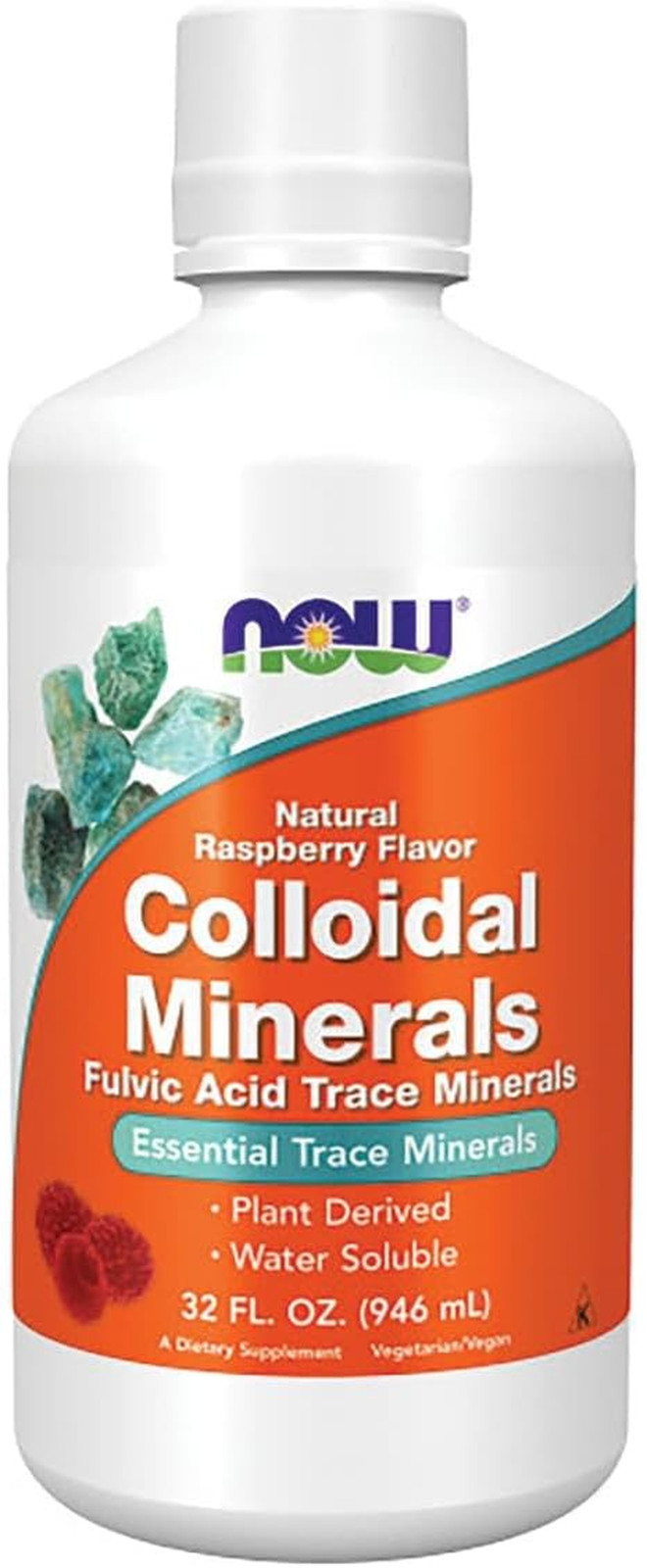 Supplements, Colloidal Minerals Liquid, Plant Derived, Essential Trace Minera…